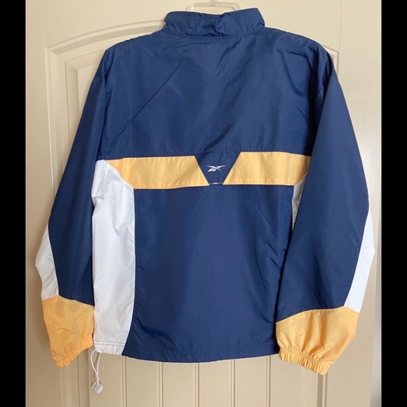 Vintage 90s Reebok Windbreaker 1/4 Zip Pullover Jacket Women’s Medium - Picture 2 of 5